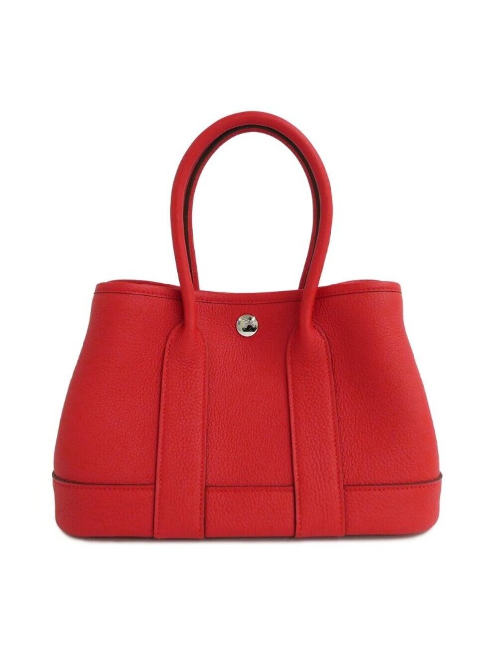 Hermes Neo Garden 23 Rouge Ladue Negonda Silver Handbag